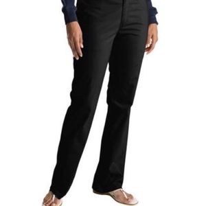 Black skinny work pants